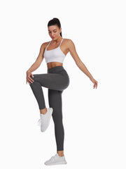 High Waist Hip Lifting Yoga Leggings With Pockets