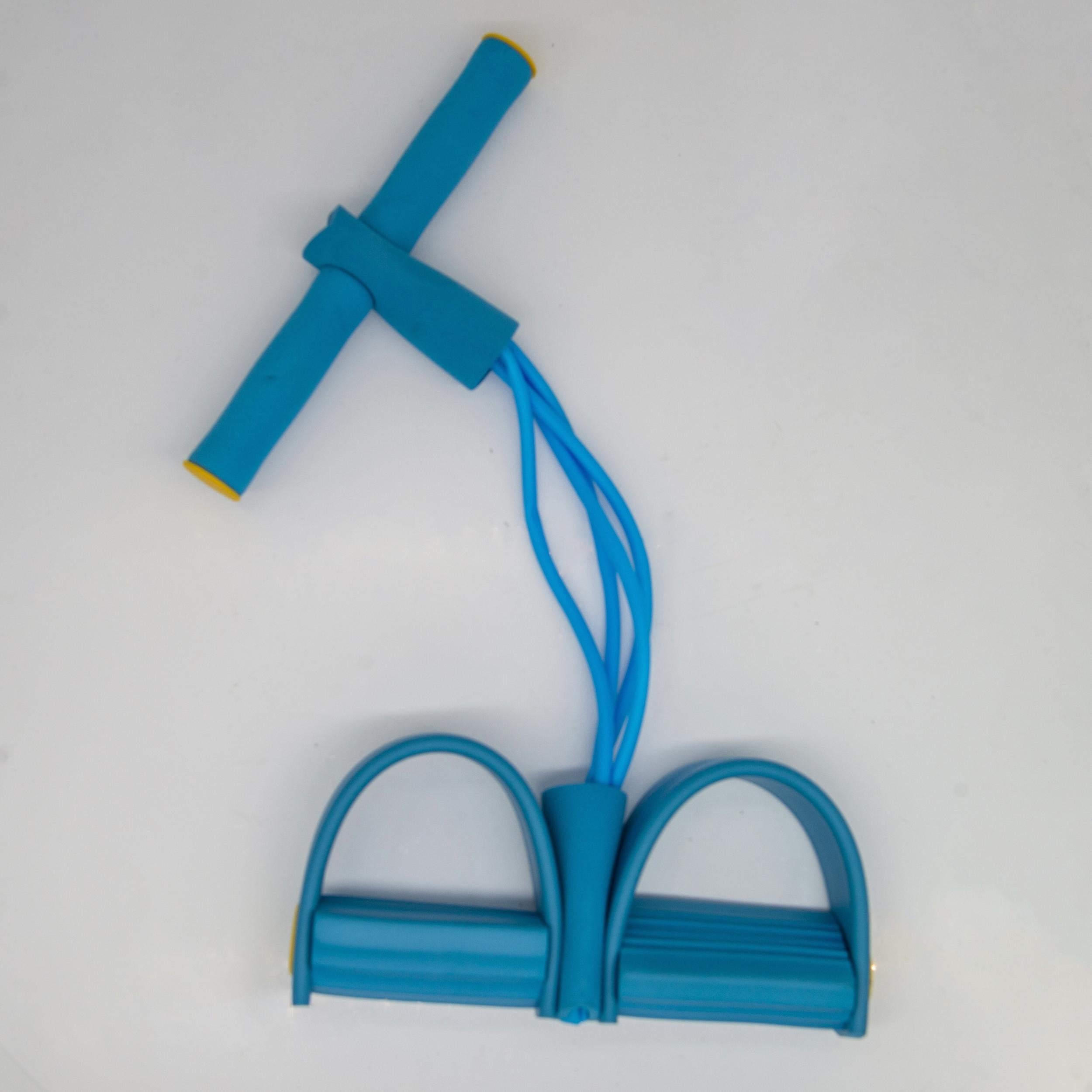Resistance Band with Pedal and Handle for Full Body Workout