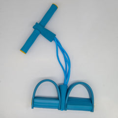 Resistance Band with Pedal and Handle for Full Body Workout
