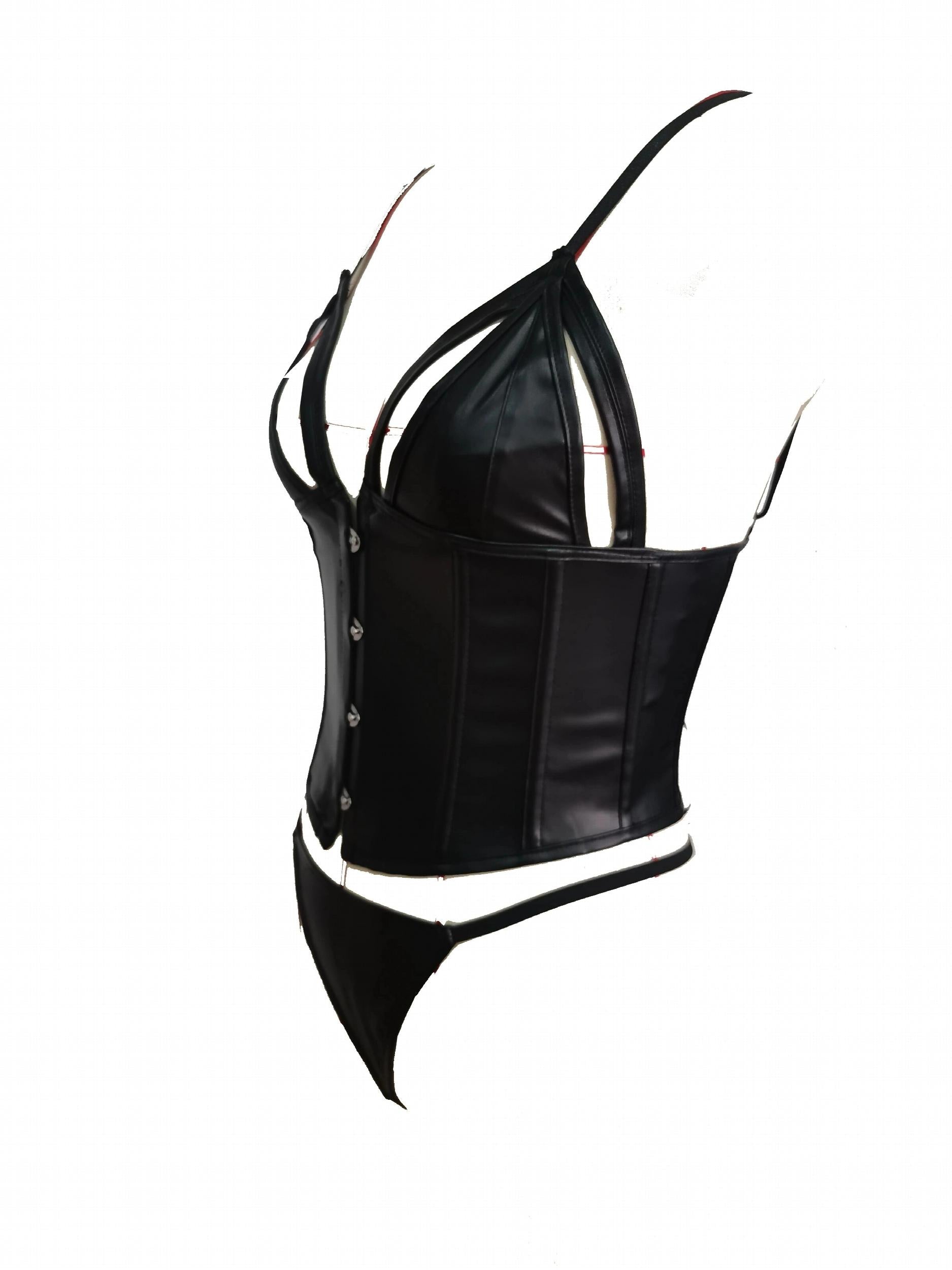 Strapless Cami Corset Bustier Lace Up Body Shaper Women's Lingerie