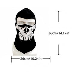 Halloween Dress Up Hat Riding Mask Sweat Absorption Sunscreen Headgear