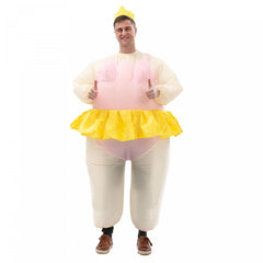 Pink Ballet Inflatable Costume Adult Height 150
