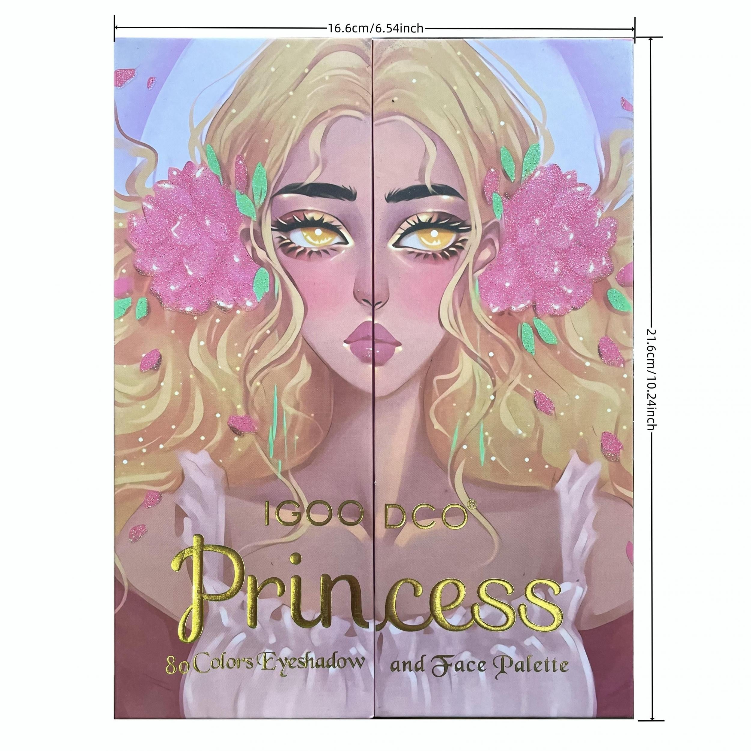 80 Colors Eyeshadow Palette Matte Pearly Blush Concealer 3 In 1