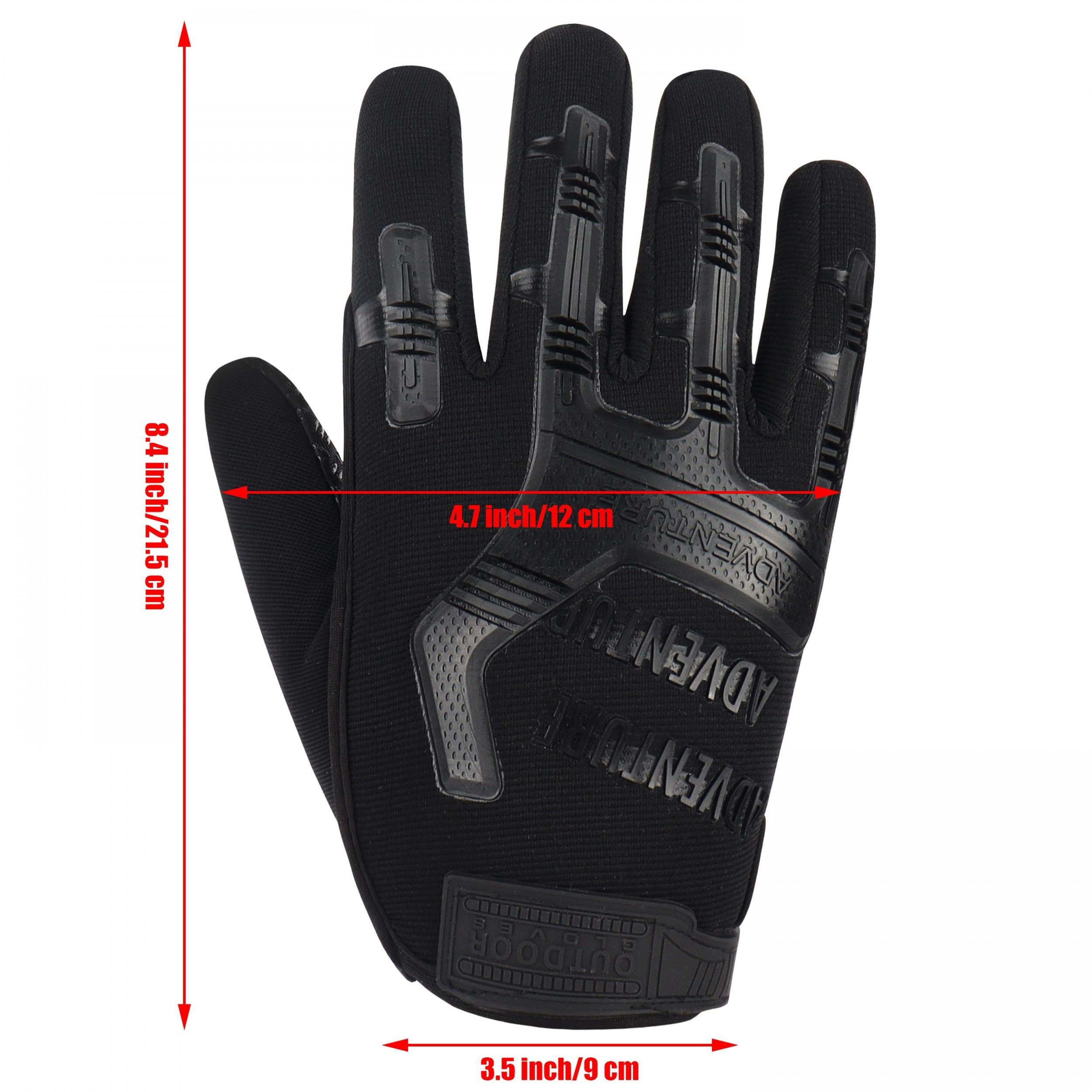 Durable Anti Slip Hard Knuckle Shooting Gloves for Men and Women