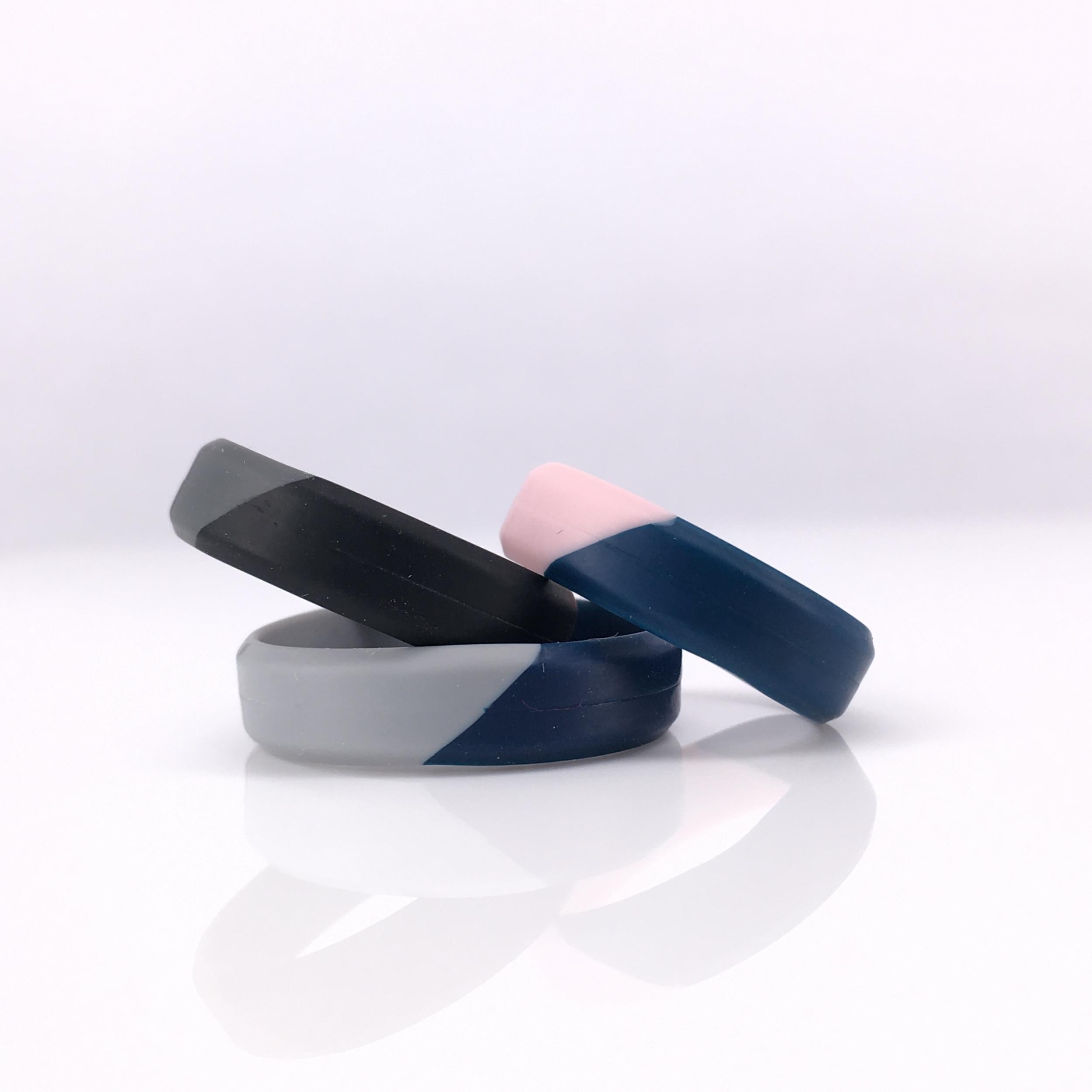 Fashionable Minimalist Silicone Rings Non-toxic Women&Men