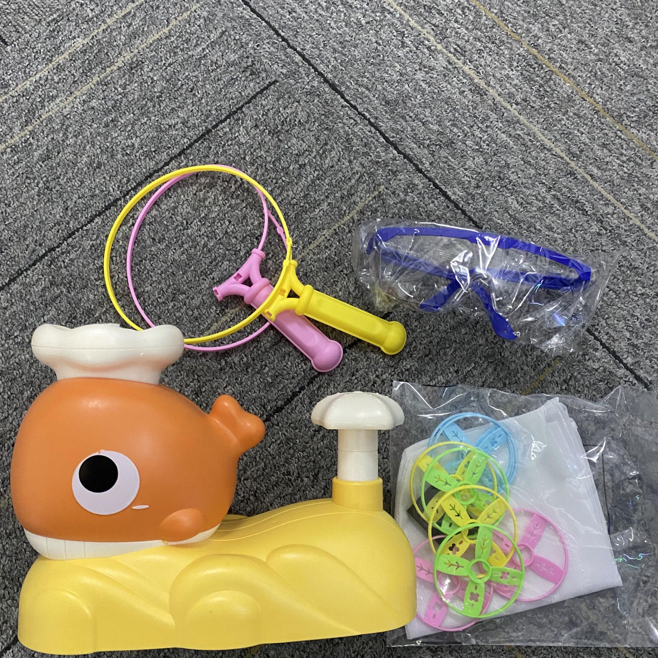 Air Rocket Launcher Outdoor Toy Soaring Rocket Flying Disc Saucer