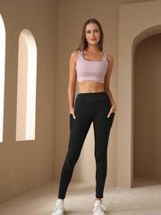 Yoga Leggings w/ Phone Pocket High Waist Breathable Fitness Pants