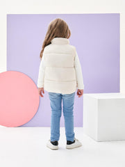 Kids Warm Zip Vest Sleeveless Jacket for Winter