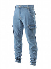 Men's Slim Fit Stretch Denim Jeans with Pocket