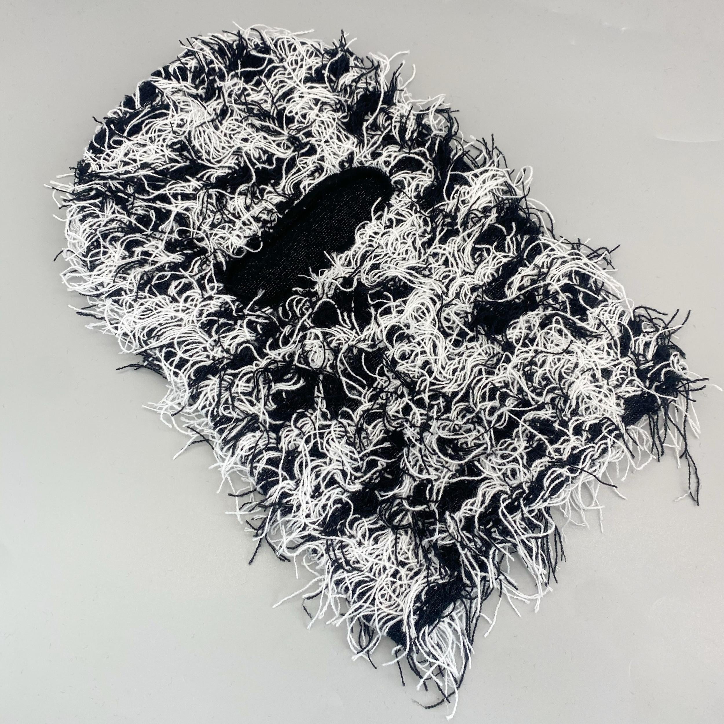 Y2K Camo Balaclava Ski Mask Hip Hop Tassel Neck Warmer Face Mask