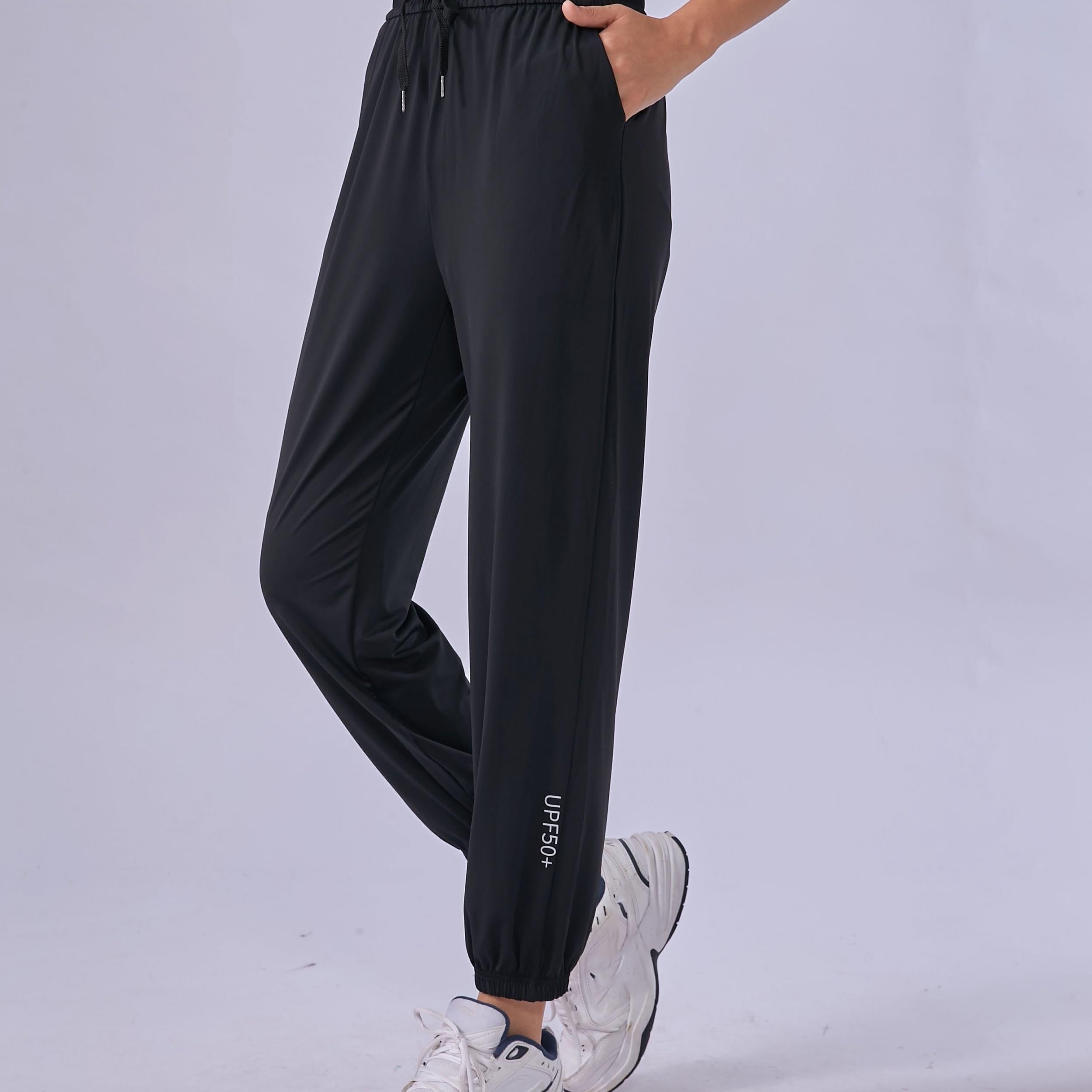 Women's UPF50 Drawstring Sports Pants Moisture Wicking Activewear