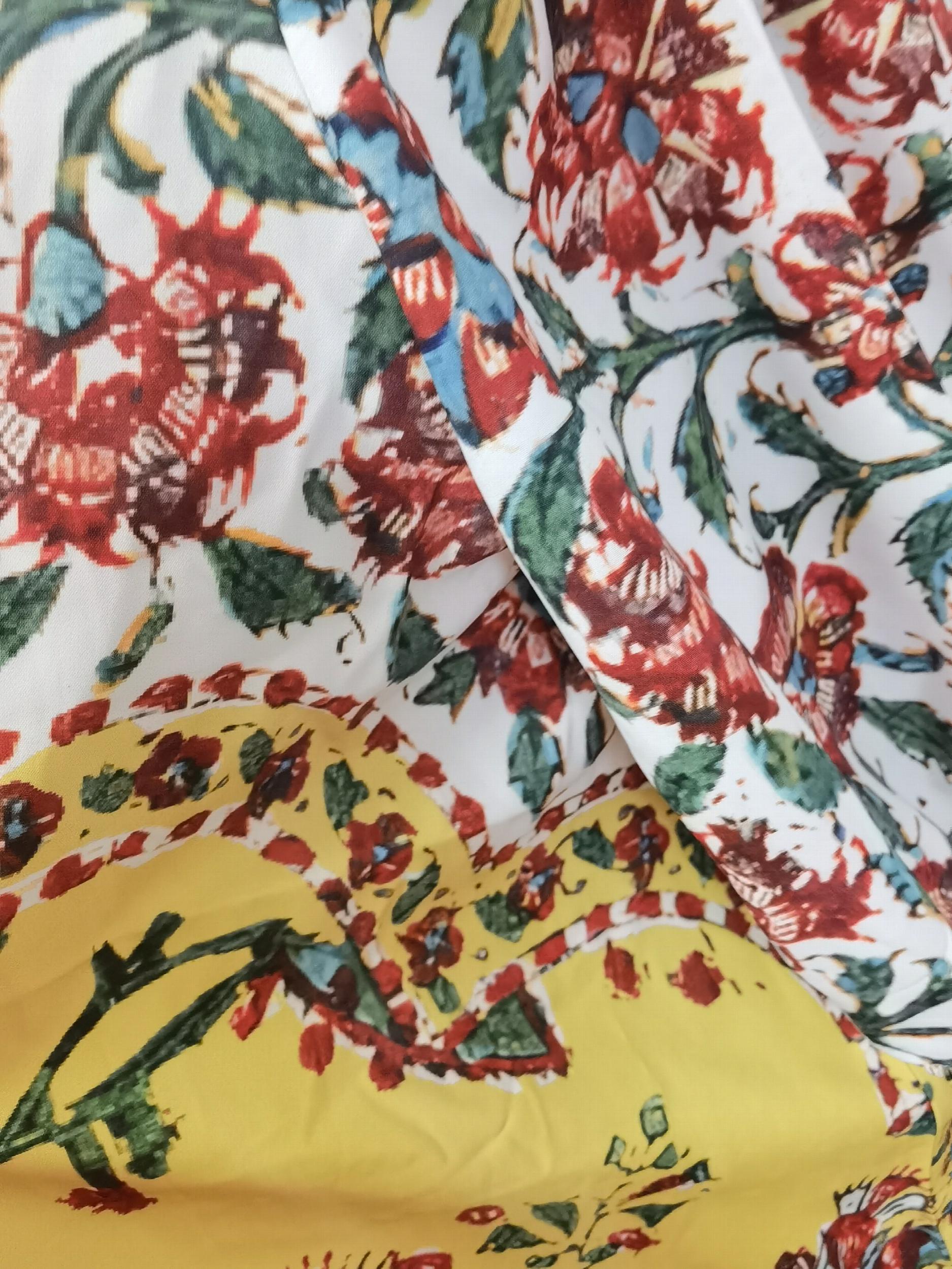 Plus Size Retro Dress Women's Plus Colorblock Floral Print