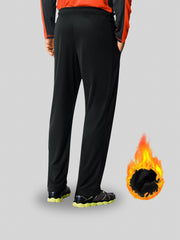 Men's Fleece Warm Training Pants Soft Thermal Plush Pants