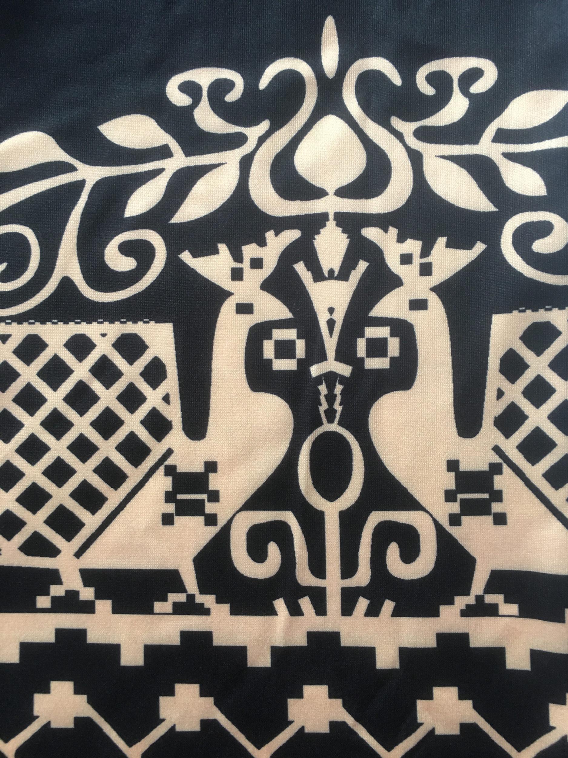 Boho Jumpsuit Women's Plus Baroque Print Wide Leg Jumpsuit