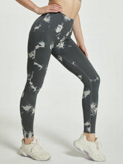 Tie Dye High Stretch Sports Leggings High Waist Yoga Running Tight Pants