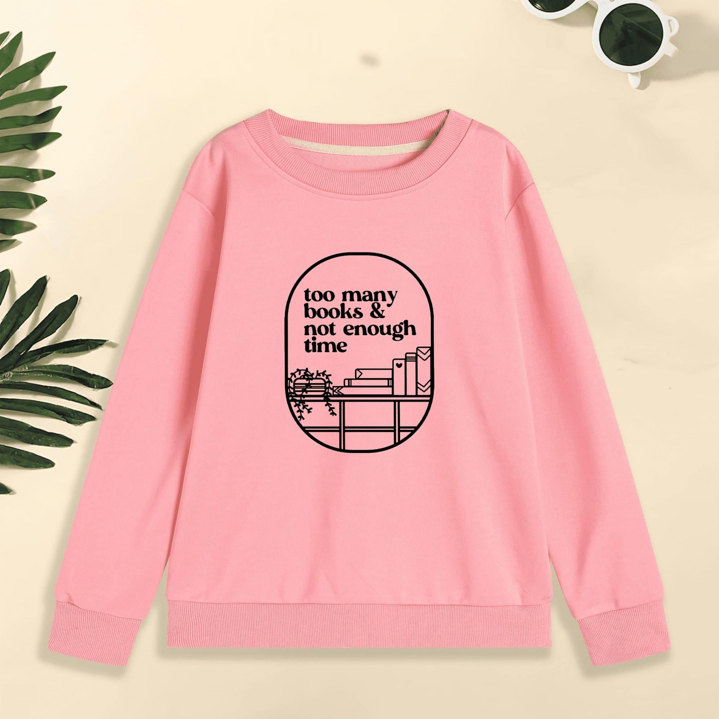 Girls' Graphic Long Sleeve Sweatshirt Kids Pullover Spring Fall