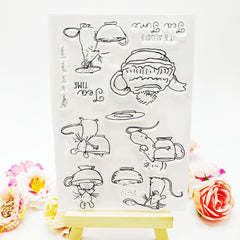 1pc Seal Stamp DIY For Silicone Transparent Stamp Birthday Gift