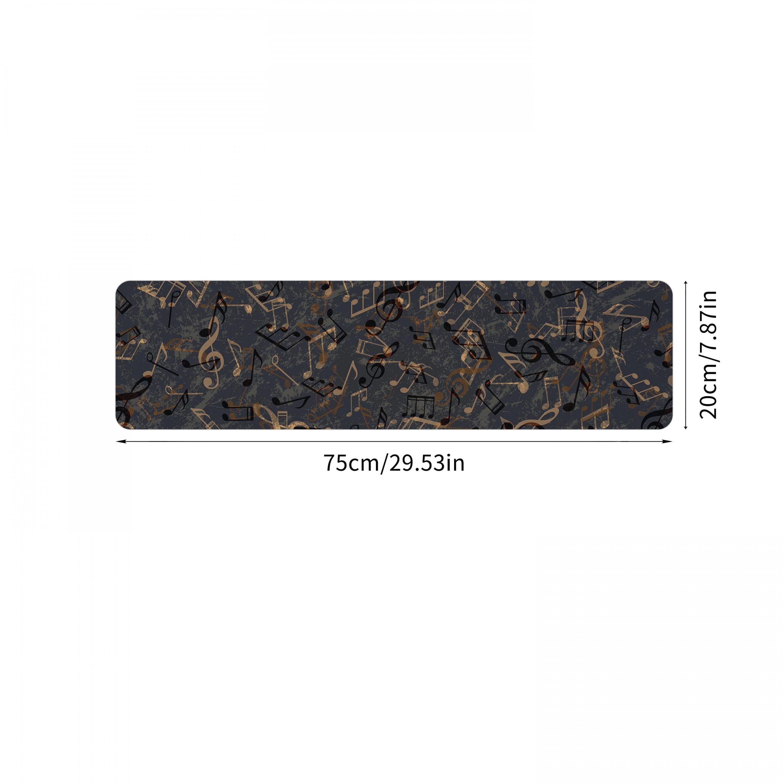 Fun Piano Printed Stair Mat Non-slip Home Decoration Mat