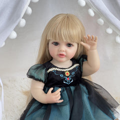 55 88 Cm Full Silicone Vinyl Reborn Doll Waterproof Realistic Princess Doll