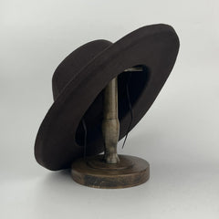 Brown Fedora Hats Jazz Hat with Big Brim Water for Men and Women