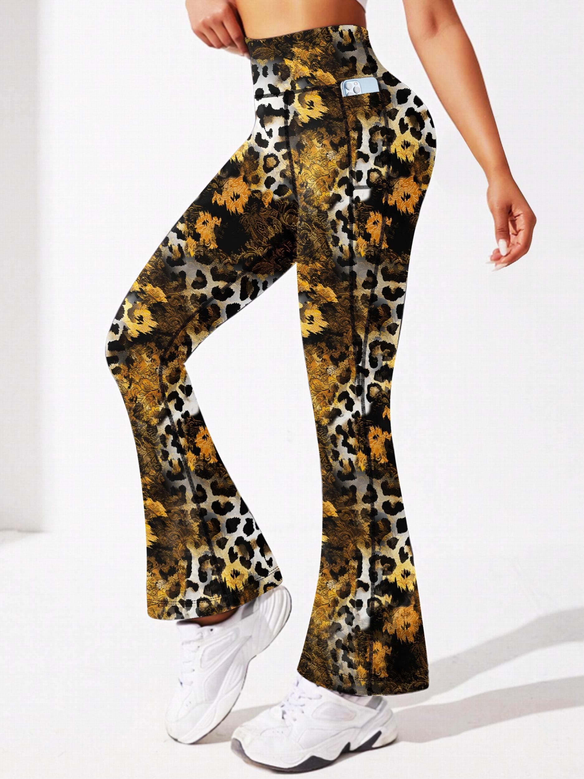 High Stretch Flared Leg Yoga Pants Women's A