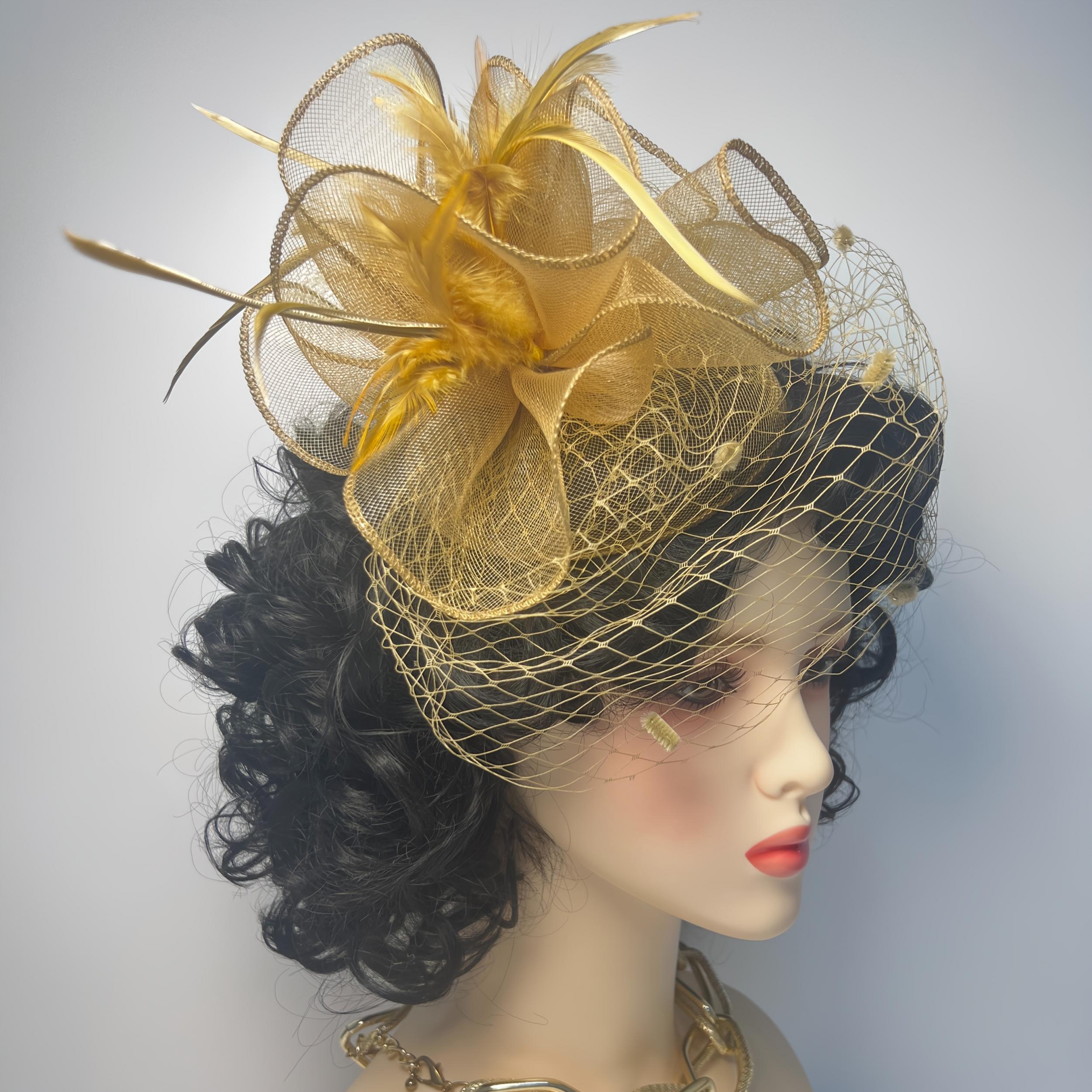Women's Veil Cap Headpiece for Events