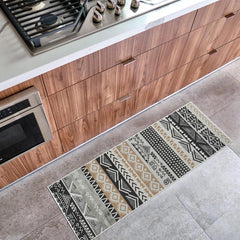 Bohemian Striped Printed Runner Rugs Moroccan Kitchen Floor Mat