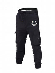 Grimace Men's Cargo Pants Drawstring Flap Pocket Joggers