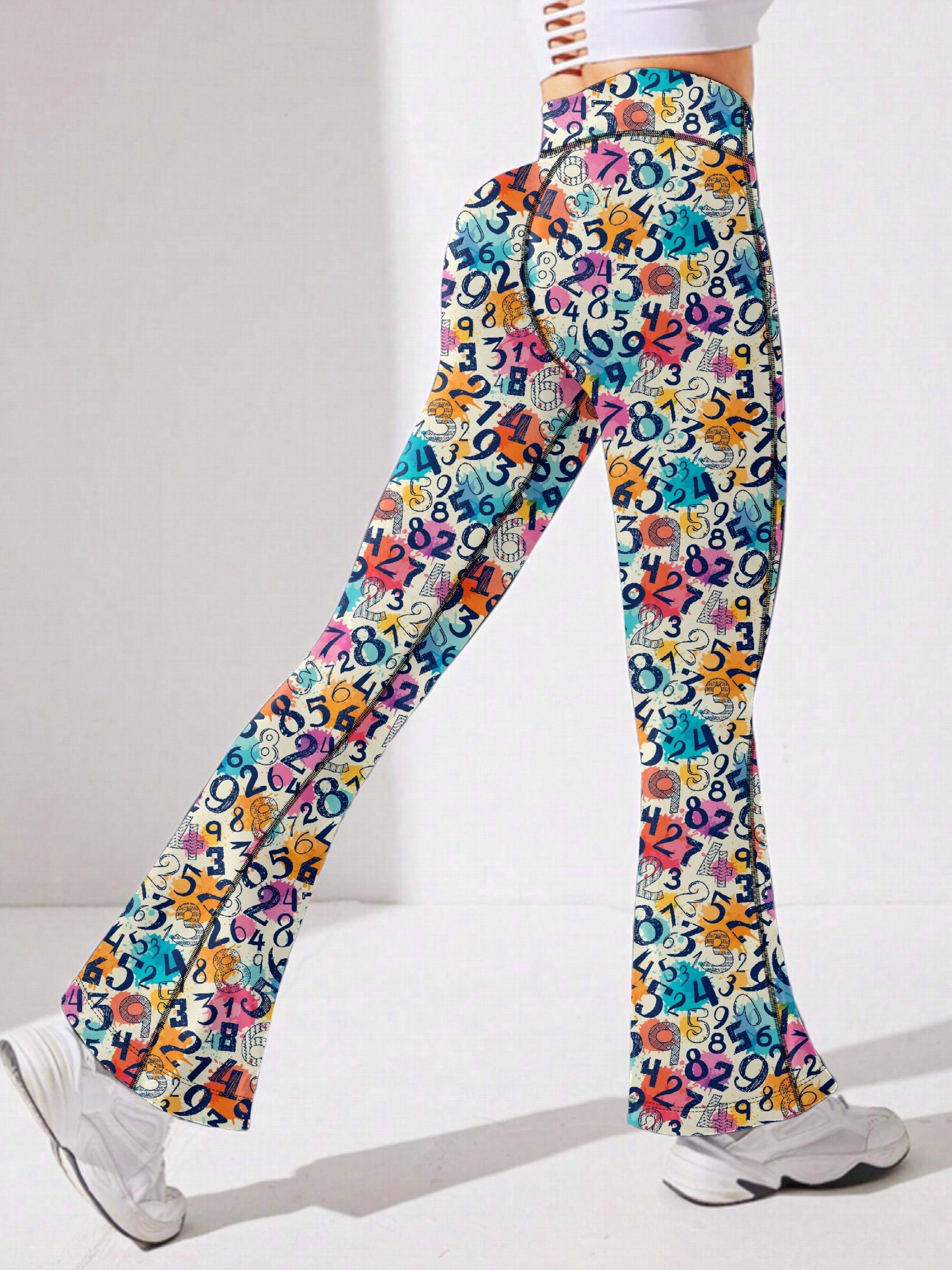 Flare Leg Yoga Pants High Stretch Fitness Running Bootcut