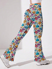 Flare Leg Yoga Pants High Stretch Fitness Running Bootcut