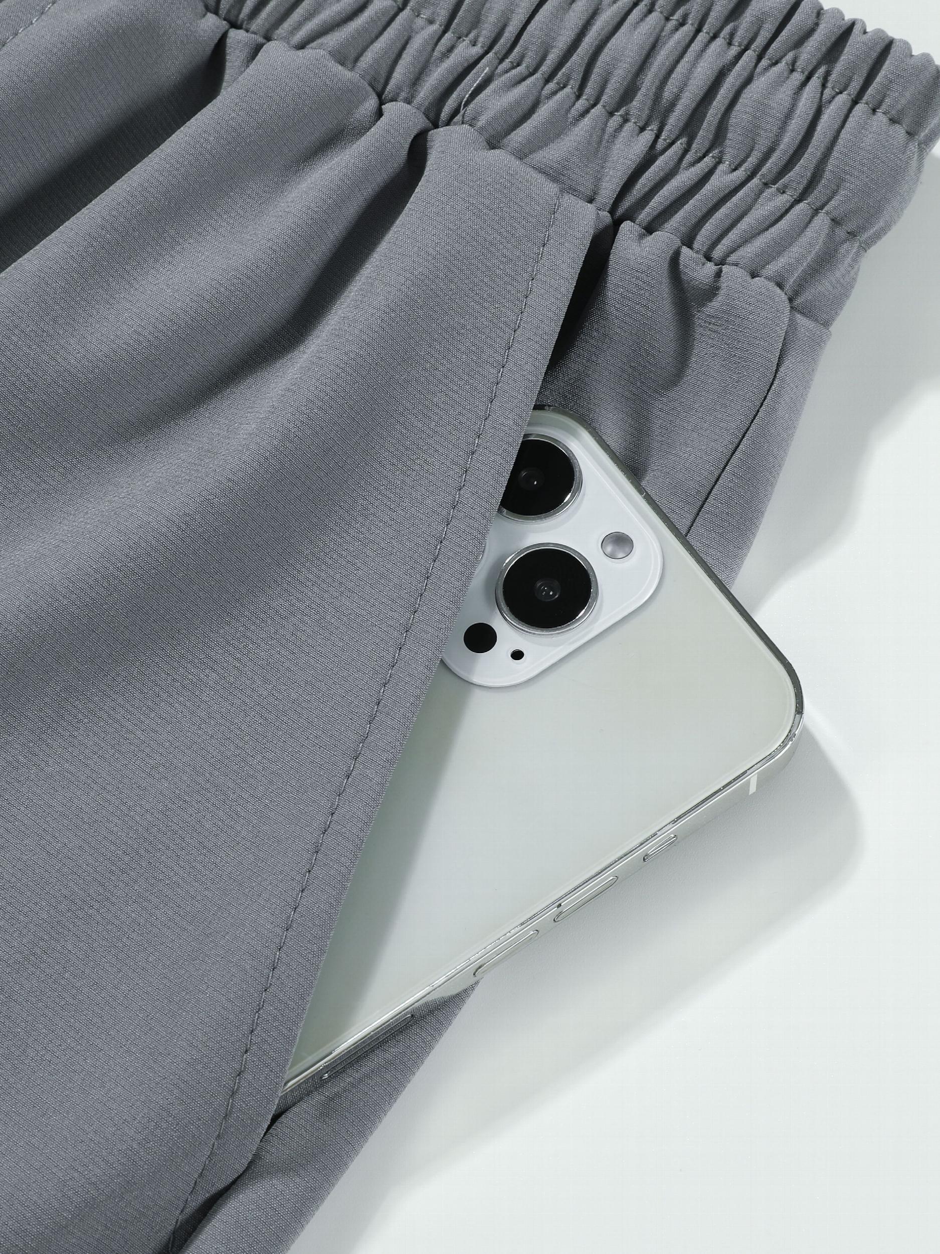 Men's Drawstring Loose Long Pants With Pockets for Spring & Summer
