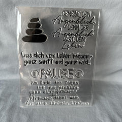 Transparent Silicone Stamp for DIY Scrapbook