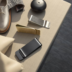 Personalized Stainless Steel Money Clip with Engraved Name