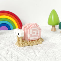 Cute Animal Building Blocks Model 3D Assembly Toy for Hand Eye Coordination