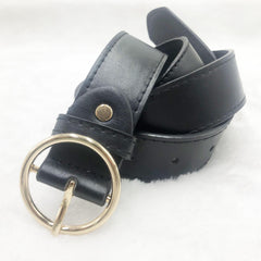 Men's Pin Buckle Leather Belt for Jeans Pants