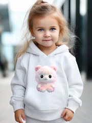 Kid's Cartoon Toy Print Hoodie & Pants Set Girl's Sporty Clothes