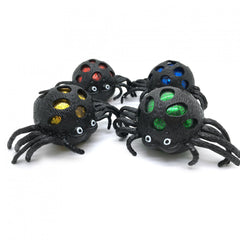 Halloween Squishy Stress Balls Fidget Toys Spider Squeeze Ball Toys For Kids