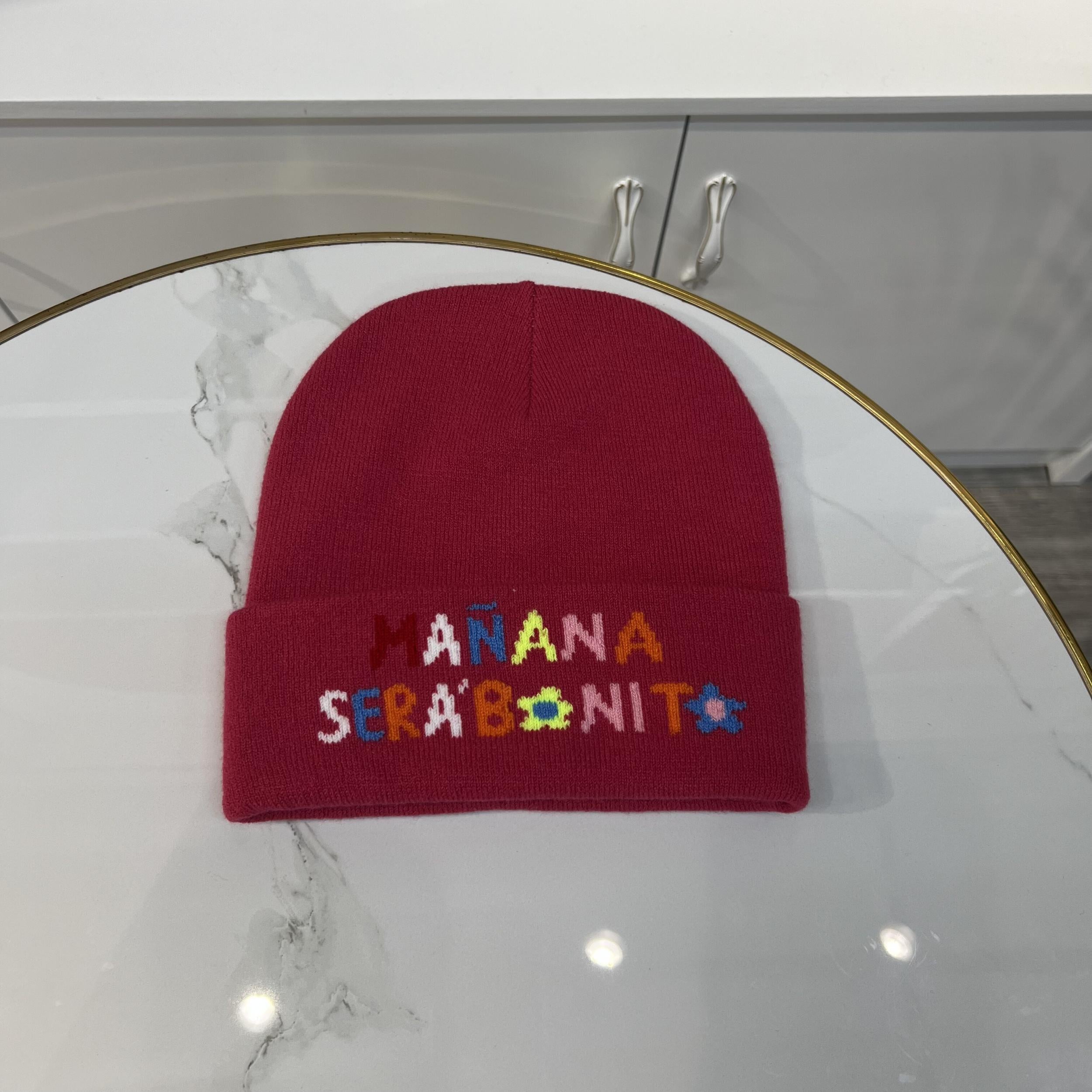 MANANA Game Peripheral Hat Autumn Winter Warm Knitted Hat Solid Woolen Hat