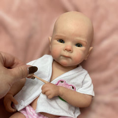 33cm Full Silicone Reborn Baby Doll Handcrafted Look Lifelike Soft Touch