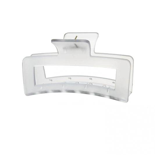 Frosted Hollow Rectangle Hair Claws for Girls Women Hair Accessories
