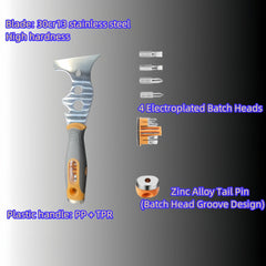 16-in-1 Multifunctional Scraper - Putty, Plaster, Metal Percussion