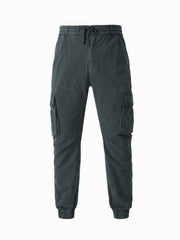 Cotton Classic Flap Pockets Cargo Pants Men's Casual Techwear