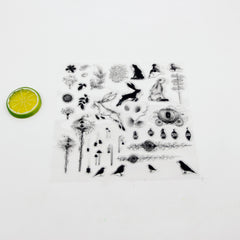 Adorable Rabbit Silicone Stamp for Creative Memories