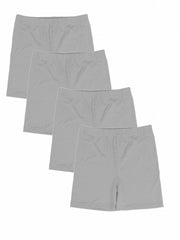 4 Pack Girls Bike Shorts High Stretch Dance Under Dress Colorful Kids Shorts