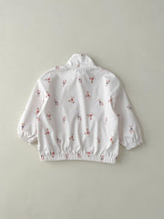 Baby Girls Cartoon Floral Long Sleeve Coat