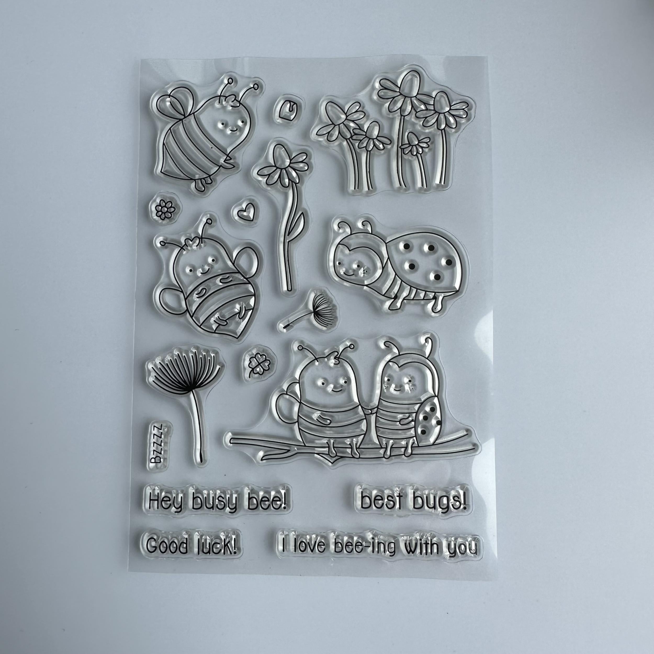 Cartoon Transparent Stamp For Journaling Reusable Stationery Stamp