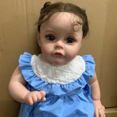 24-inch Reborn Doll SueSue Hand-Painted Lifelike Silicone Toddler Doll Girl Gift
