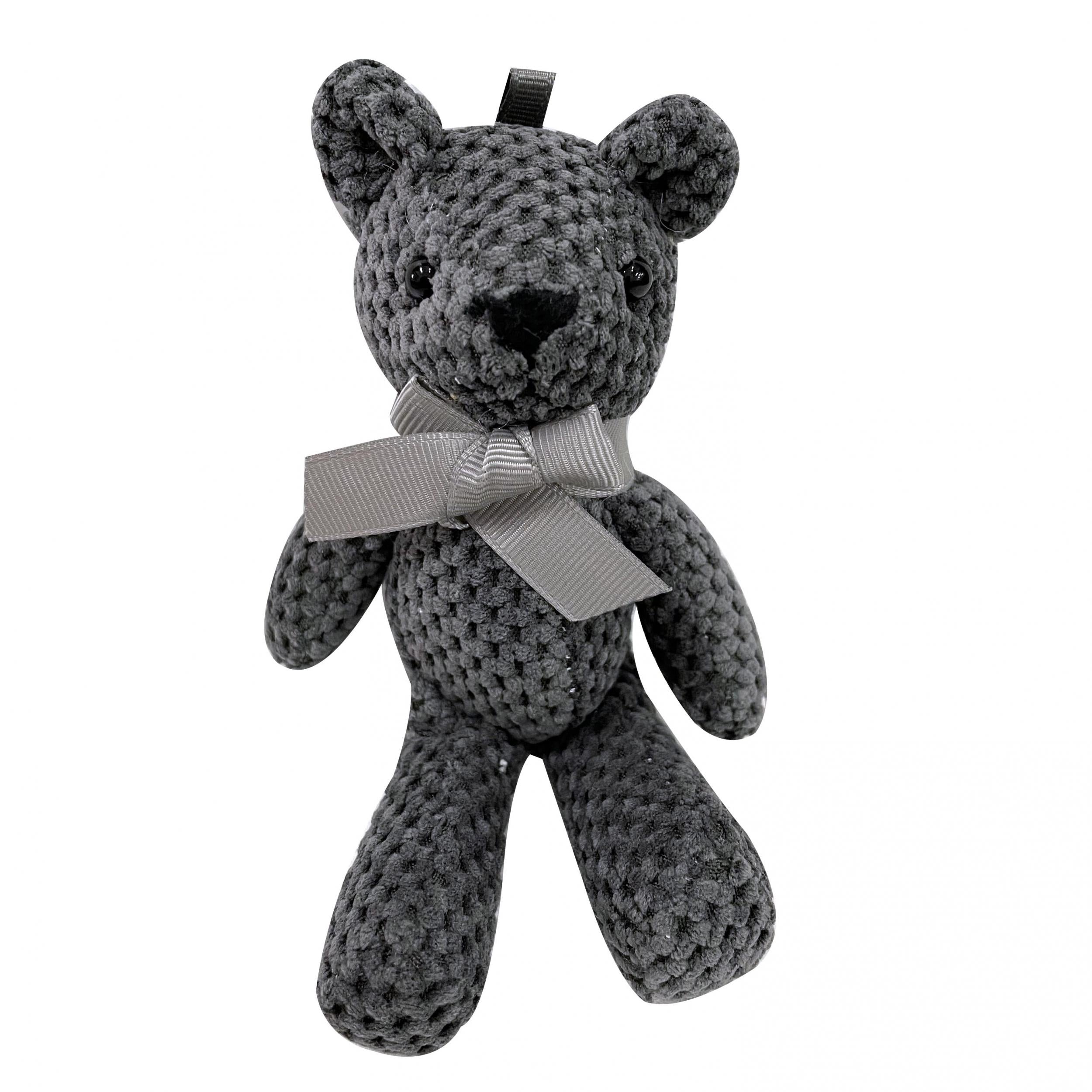 9inch Bear Stuffed Plush Toy Baby Key Pendant Doll Birthday Decor