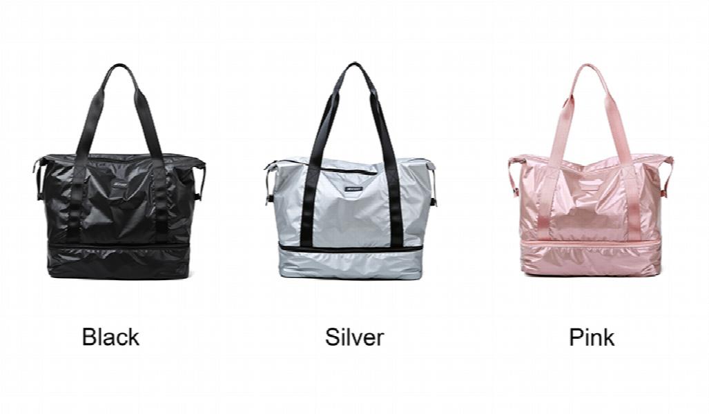 Waterproof Oxford Gym Bag for Women with Dry Wet Separation