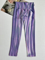 Tie Dye Seamless Yoga Pants Butt Lifting Slimming Leggings